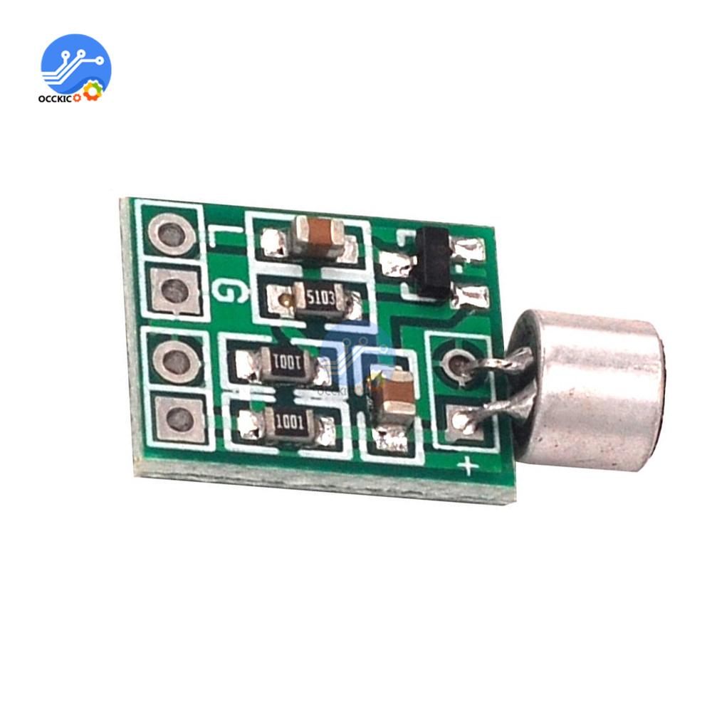 1/2/3/5/10pcs Mini Microphone Audio Amplifier Module Speaker Circuit Board DC 2.5-9V 14x12mm Mic Accessories