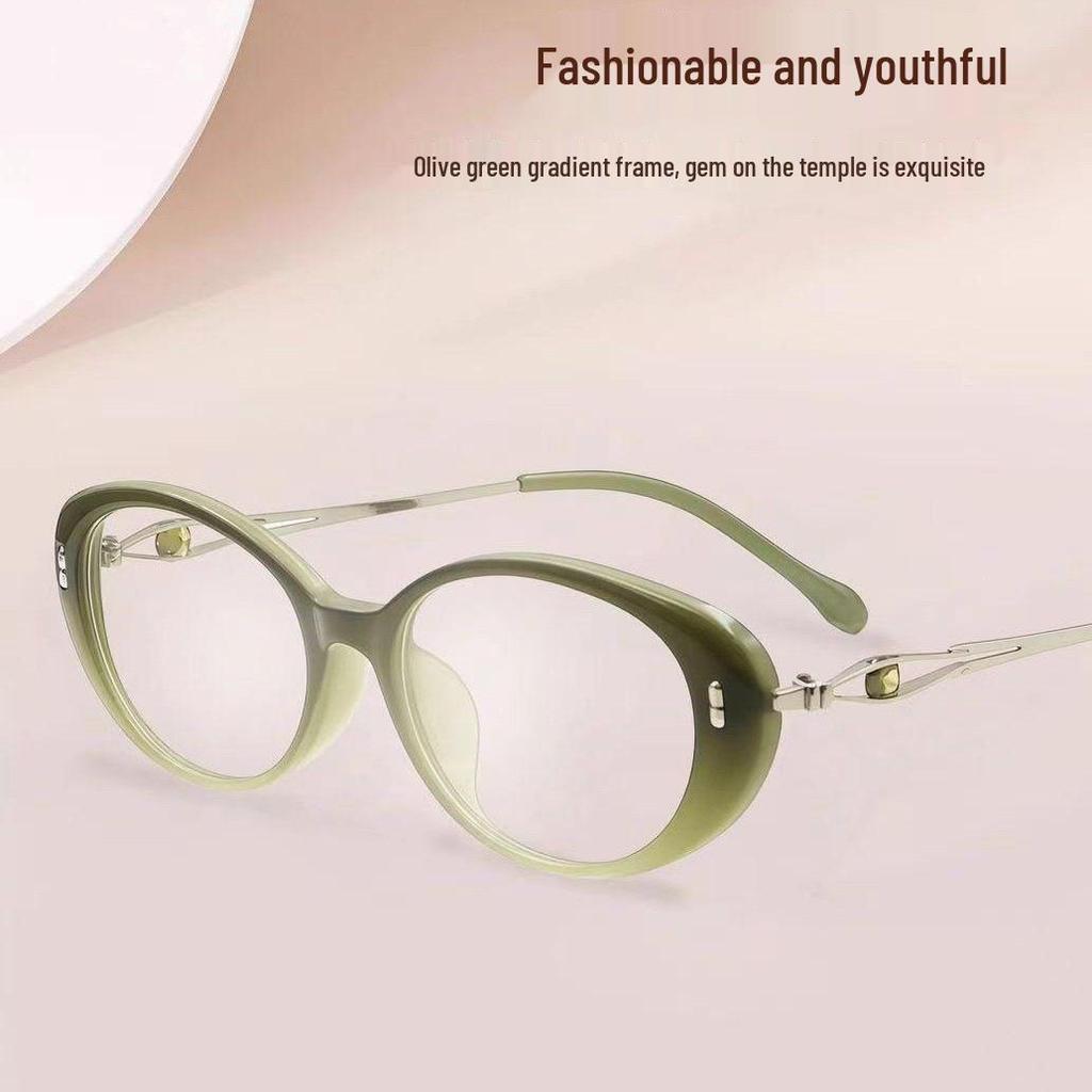 Stylish Cat-Eye Blue Light Blocking Reading Glasses for a Natural, Bookish Look – Ultra-Light & High-End Feel