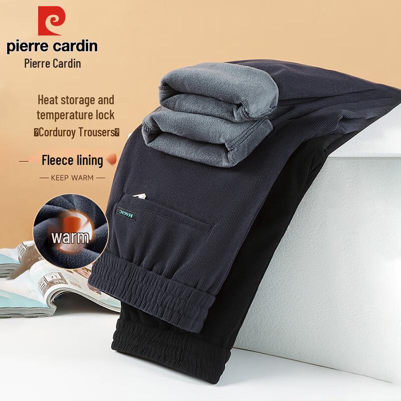 

Pierre Cardin Men s Corduroy Straight-Leg Warm Casual Pants 2XL