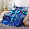 Custom Name,Chelsea FC Printed Flannel Blanket, soft throw for bedroom sofa, washable, Christmas present, great gift.