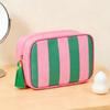 Makeup Bag Travel Cosmetic Bag Organizer Tassel Toiletry Pouch Large Polyester Zipper Pouch Women Skincare Container