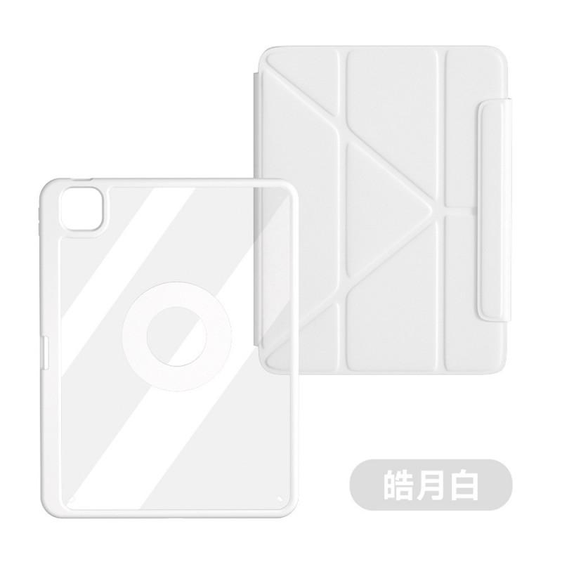Slim Acrylic IPad Case With Stand Function Pro 11 Air 5 4 10.2 Inch Detachable Dual-Side Cover Magnetic Sleep Wake