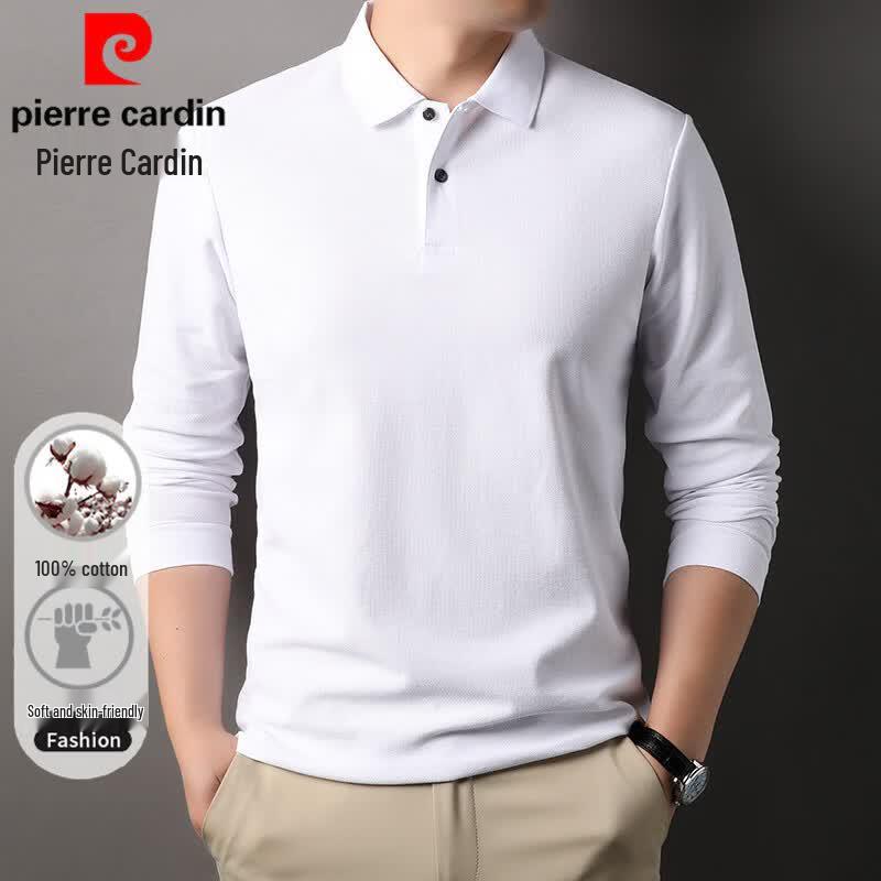 Pierre Cardin Men's Long Sleeve Polo Shirt