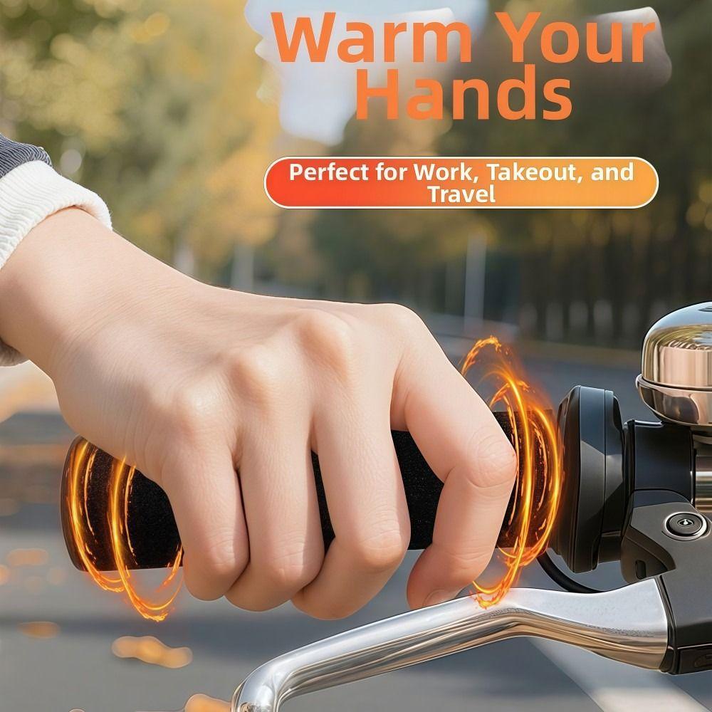 3 Gear Warmer Motorcycle Heated Handlebar Cover 5V/2A USB Heated Handgrips  Motorcycle Accessories