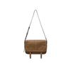 Cowhide Messenger Mailman Bag Casual Versatile Retro Commuter Shoulder Crossbody Underarm Leather Bag Women