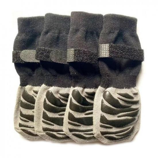 4pcs Pet Dog Shoes Anti-slip Boots Sock for Small Medium Large Puppy Paw Protect