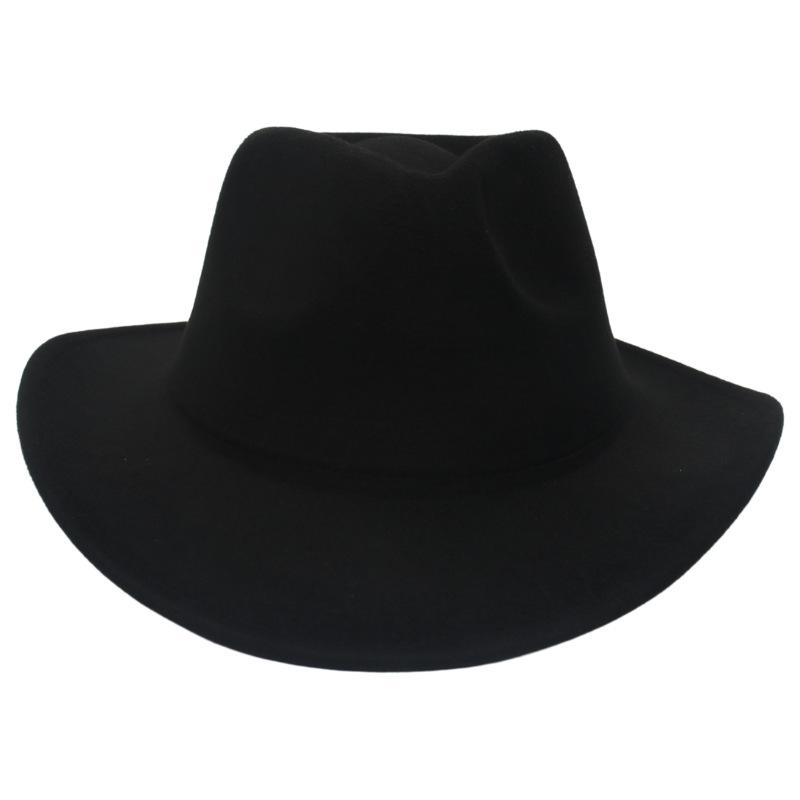 Gentleman'S Jazz Hat Original Style Vintage Top Hat Western Ethnic Cashmere Felt Hat British Hat