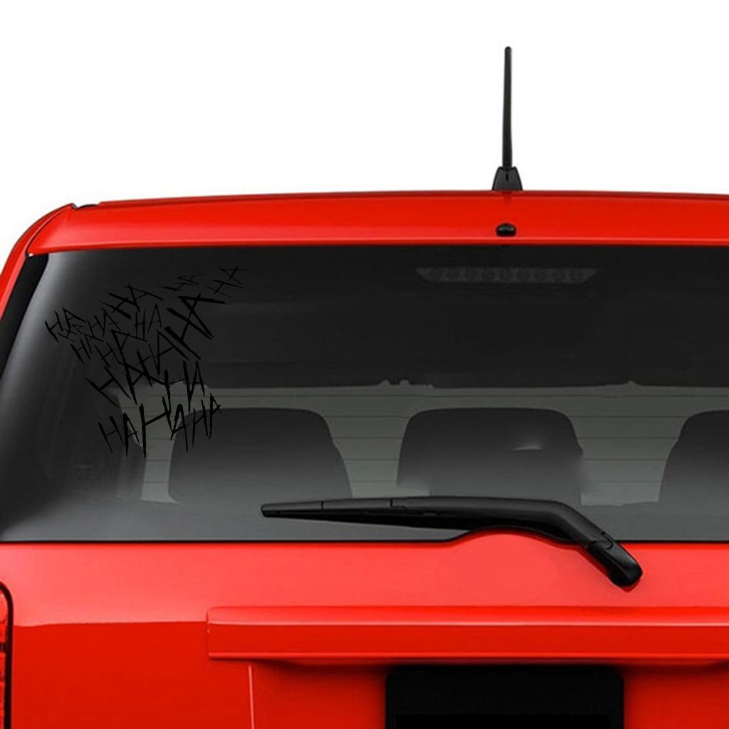 HAHAHA Helmaufkleber Neuheit Joker Hahaha Aufkleber Lustige Graffiti Autoaufkleber Wasserdichte Aufkleber für Wasserflaschen