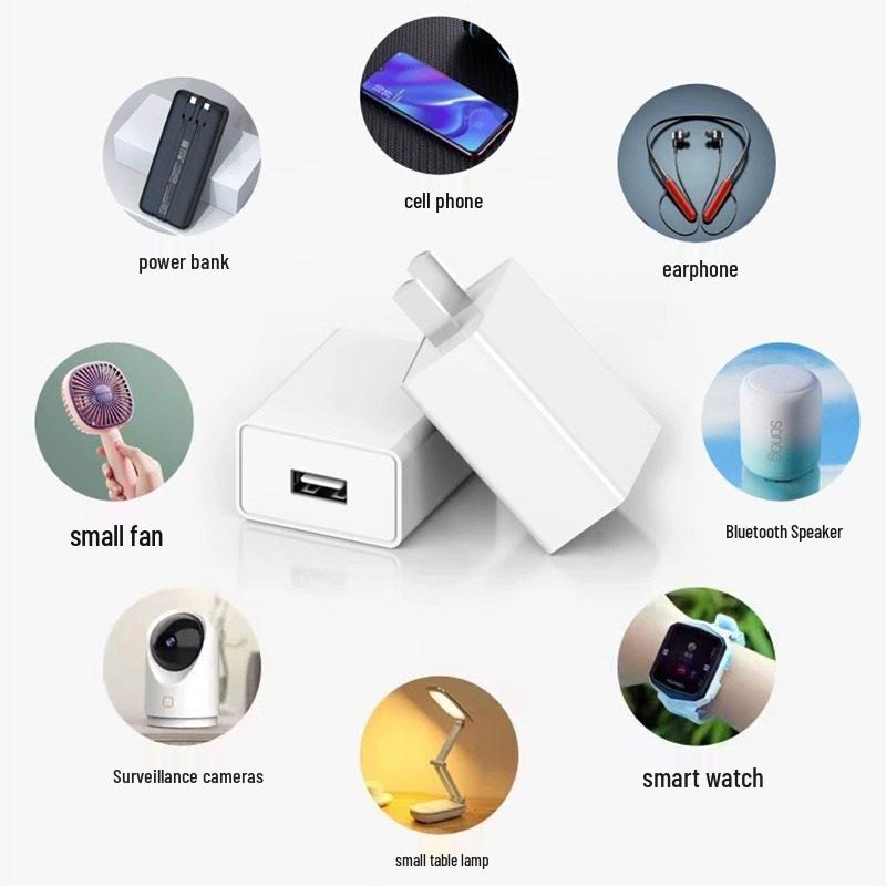 5V2A Dual-Port USB Power Adapter Charger with 3C Certification