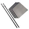 Flute Cleaning Rod Wind Instrument Cleaning Tools Cleaning Cloth Set Flute Probe Cleaning Rod Cleaning Cloth
