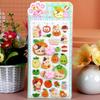 Kawaii Animals Butt Stickers Soft Pinched Happy Buttocks Sticker 3D Puffy Squishy Stress Relief Stickers DIY Phone Case Decor