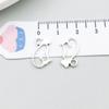 Set di 100 Ciondoli Gatto Farfalla Luna Argento Antico per Braccialetti e Collane Fai da Te