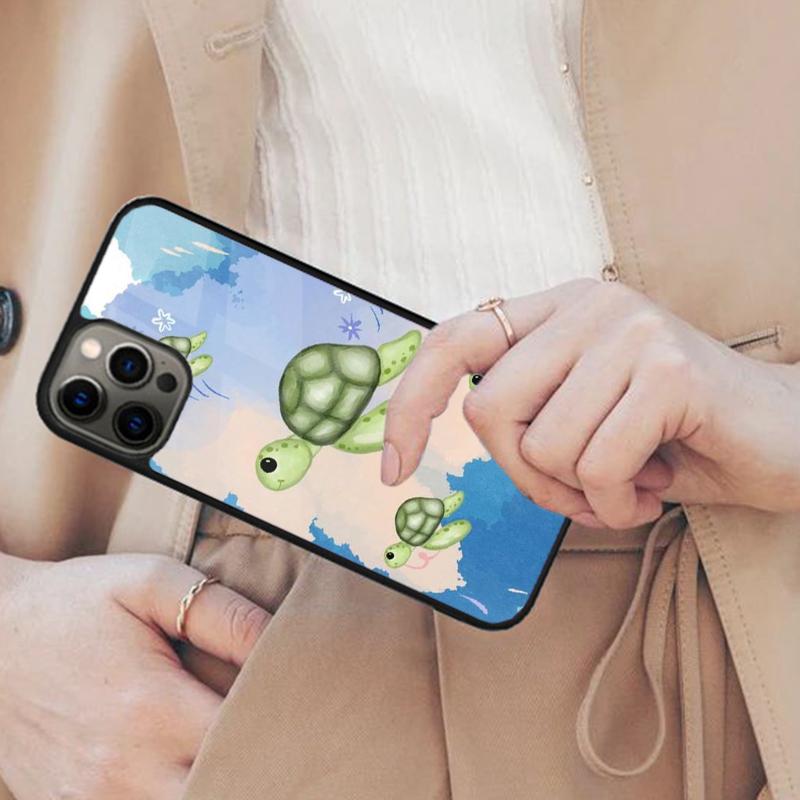 Baby Turtle Magnetic Phone Case For APPLE iPhone 17 Air 16 14 13 12 Pro Max 15 Plus Wireless Charge With MagSafe Cover