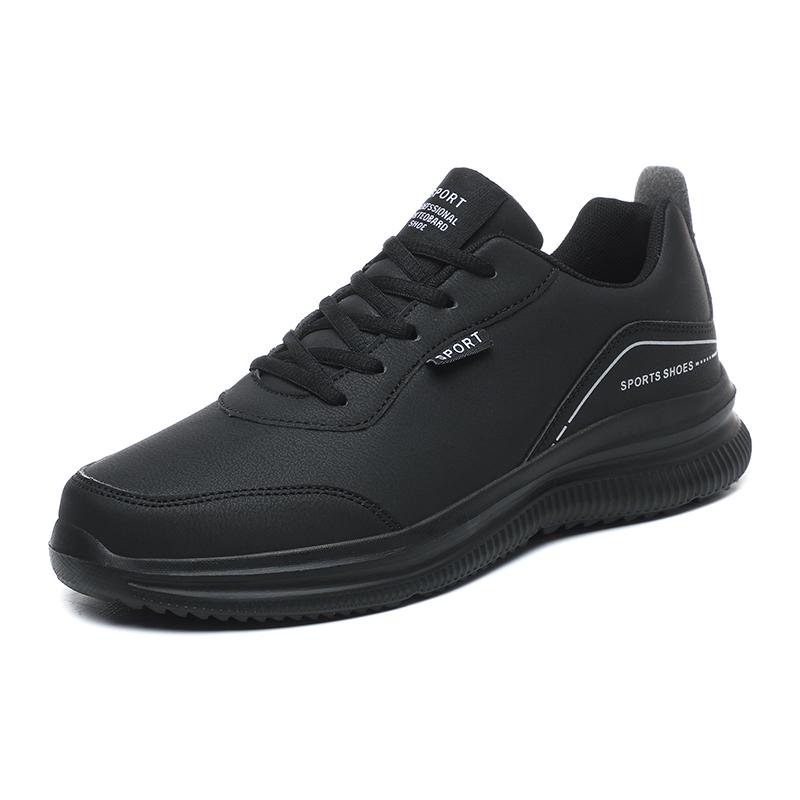 39-48 Spring/autumn Men's Shoes Men's Sports and Leisure Student Shoes Running Lightweight Black Men's Shoes