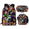 My Hero Academy Backpack Three Piece Set My Hero Academy Shoulder Bag Pencil Case Backpack