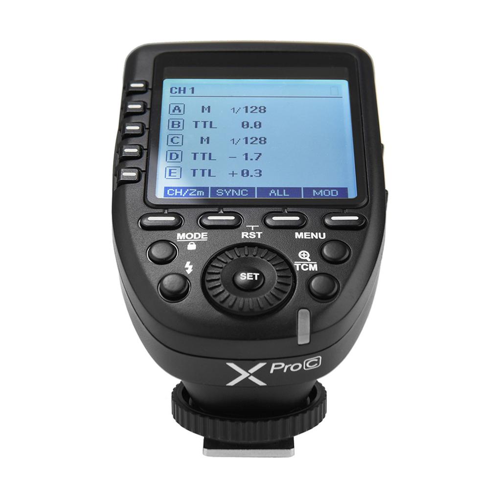 Xpro C E TTL II Flash Trigger Transmitter 2.4G Wireless X System 32 Channels 16 Groups Support TTL Autoflash 1 8000s