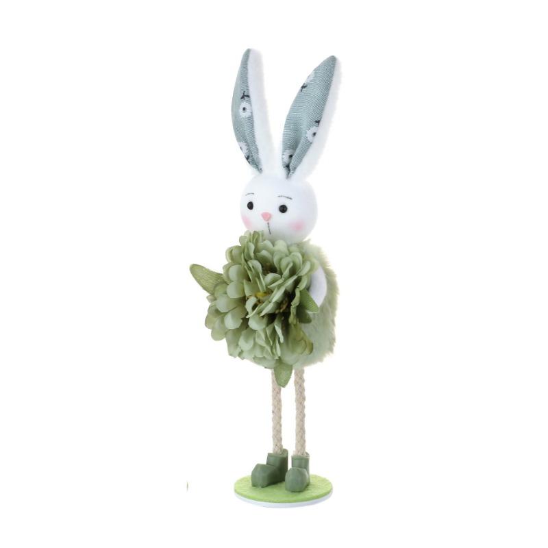 1PC Rabbit Standing Easter Explosion Living Room Fireplace Ornament Children's Gift Flower Decoration Party