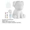 1 set dipingi il tuo kit di lampade per cani con 12 colori, pigmenti, pennelli, tavolozza, grembiule, bambini fai da te, pittura a colori, cucciolo, luce notturna, giocattolo educativo, artigianato