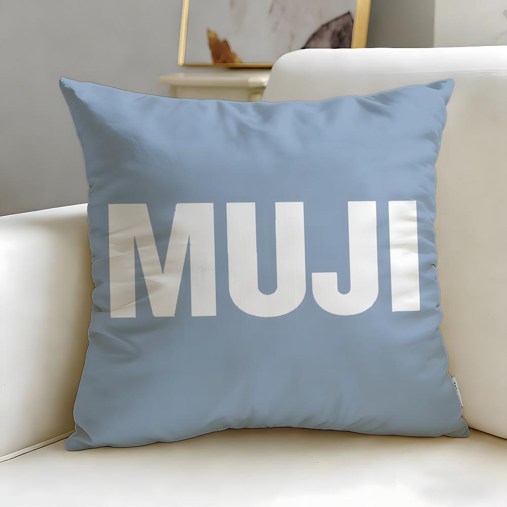 

classic lifestyle brand MUJI Cushion Cover Soft EasyWash Pillow Case Versatile for Couch Bed Travel and Office 30X30cm