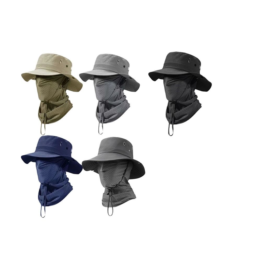 Breathable Full Face Mask Quick Dry Fishing Cap Unisex Design Fisherman Hat  Men