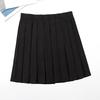 Original Japanese School Style A-Line Pleated Midi Skirt for Women