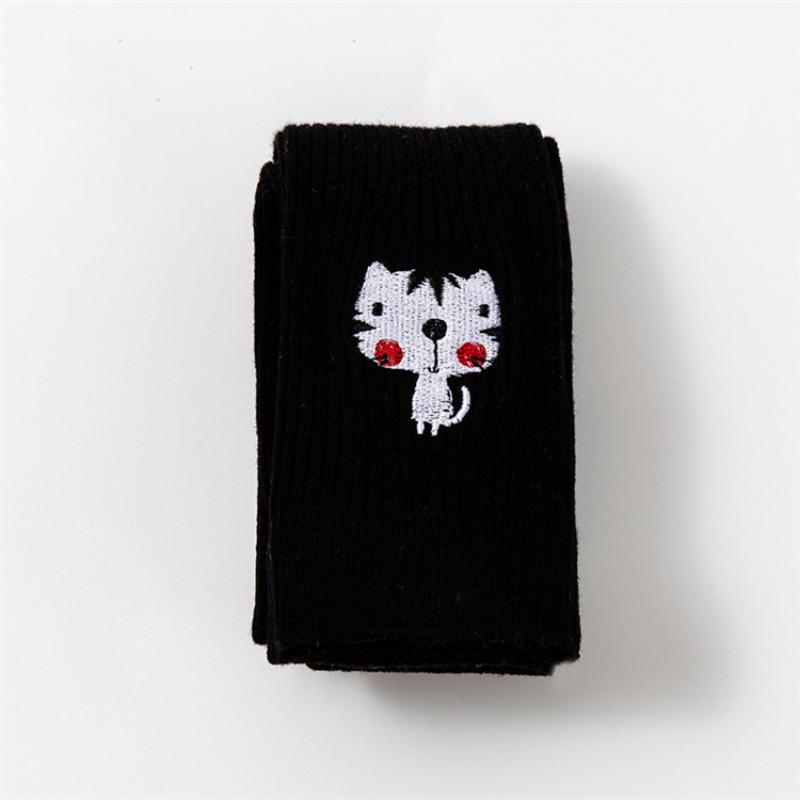 Winter Strumpfhosen Kinder 3D Stickerei Cartoon Strumpfhosen für Mädchen Gestrickte Warme Strumpfhosen Mädchen Kleidung