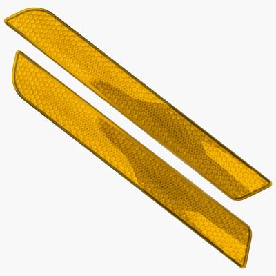 Moderno La Tail Reflektor Tesnenie reflektora Motocykel Vlastné tenké lepiace tesnenie Reflektor KK-023 Červená oranžová (Oranžová veľkosť L)