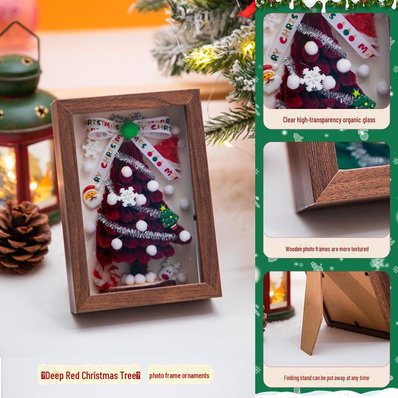 DIY Creative Twist Christmas Tree Photo Frame Kit - Perfect for Girlfriend's Christmas Gift and Desktop Ornament