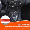 For BMW 6 Series E63 E64 2004-2009 Soft Carbon Fibre Car Center Console Cigarette Lighter Frame Panel Trim Sticker Accessories