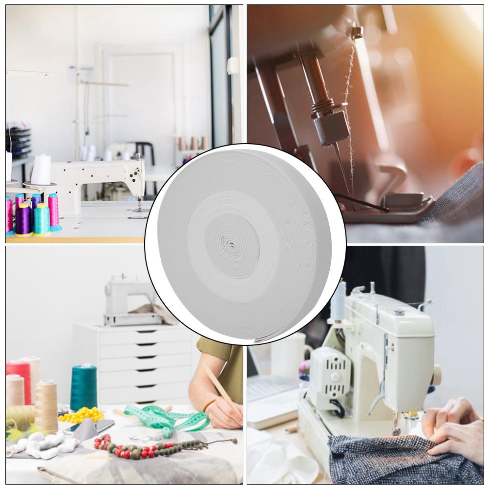 Knitted Elastic Band Thicken Sewing Accessory Craft Collection for Protective Clothing CuffsWhite