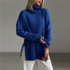 Women's High Neck Loose Knit Sweater - European and American Style, Autumn/Winter Collection (SY611#)
