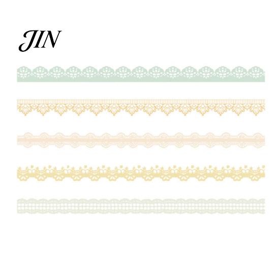 Autocollants Décoratifs en Dentelle Romantique PET pour Scrapbooking, Journal, Carnet, Cartes, Planificateur, Carnet, Photo, Album,