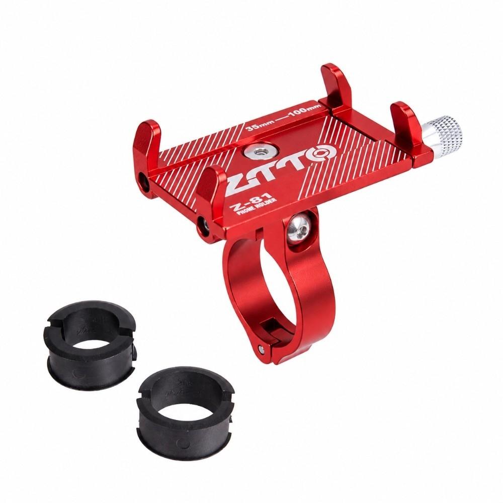 Aluminum Alloy Bike Phone Holder 360 Rotation Handlebar Phone Mount Phone Holder Handlebars