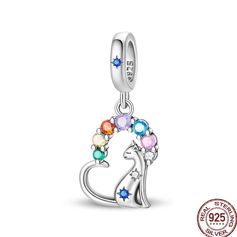 New Original Copper Elephant Cat Game Charms Bead Flower Baby Beads Fit 3Mm Bracelet Diy Jewelry Gifts For Women