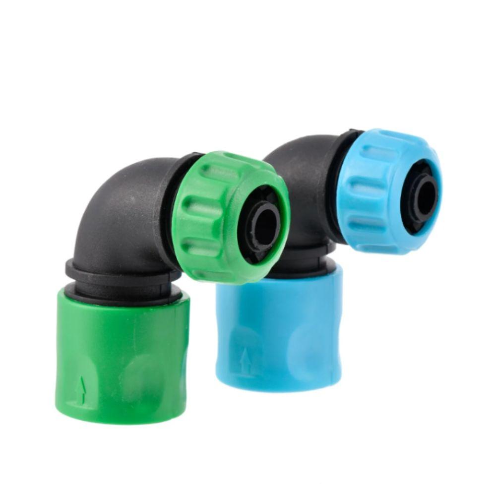 Faucet Joint ABS Material Water Hose Elbow 16mm Size 90° Elbow Quick Connector Quick Connect Pipe Fitting Hose Adapter Car Wash
