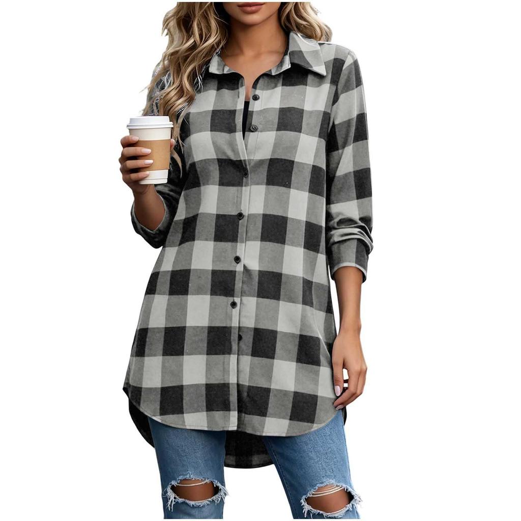 Women's Fashion Long Sleeve Loose Fit Jacket for Casual Daily Wear