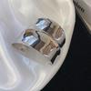 Minimalist Double-Layer Hollow Armlet: European & American Style, Exaggerated & Fashionable High-End Bracelet