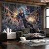 Overwatch Heroes Wall Tapestry Aesthetic Wall Hanging Printed Fabric Blanket Decorative Tapestries for Bedroom Living Room Home Decor