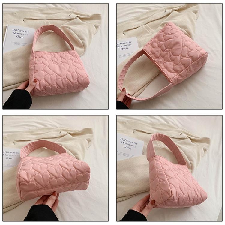Fashionable Candy Color Underarm Bag Durable and Portable Handbag for Women