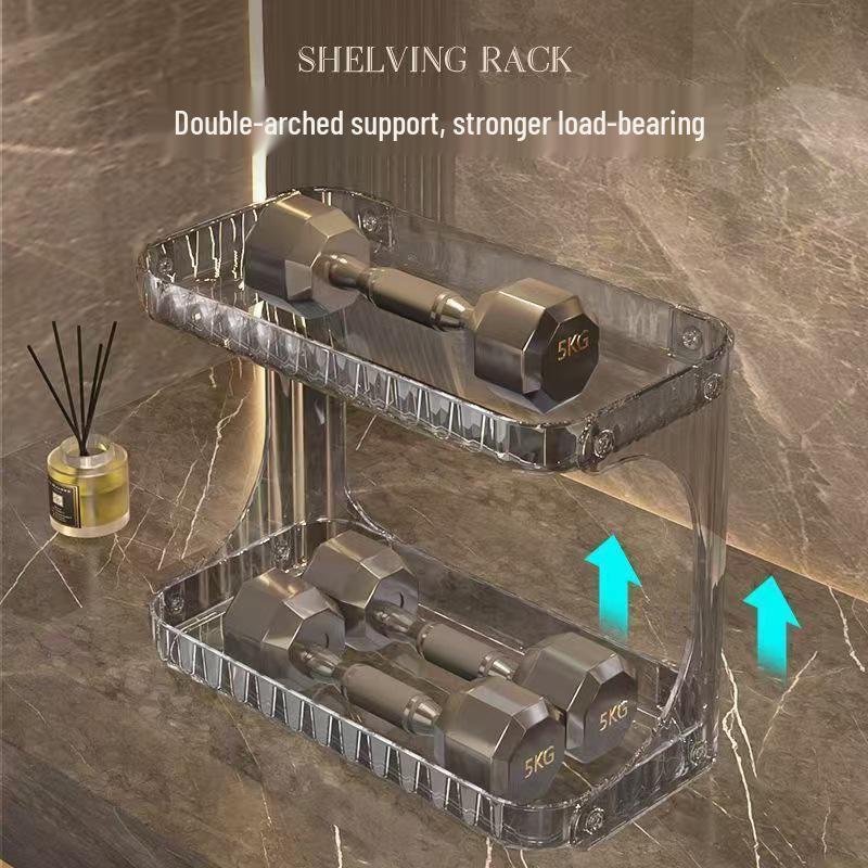 Luxury Bathroom Double-Layer Vanity & Countertop Organizer