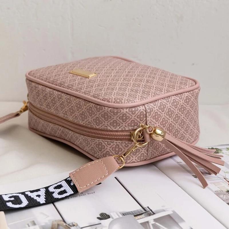 Yogodlns Мода Печать Квадратная сумка для женщин PU Кожа Плечо ...