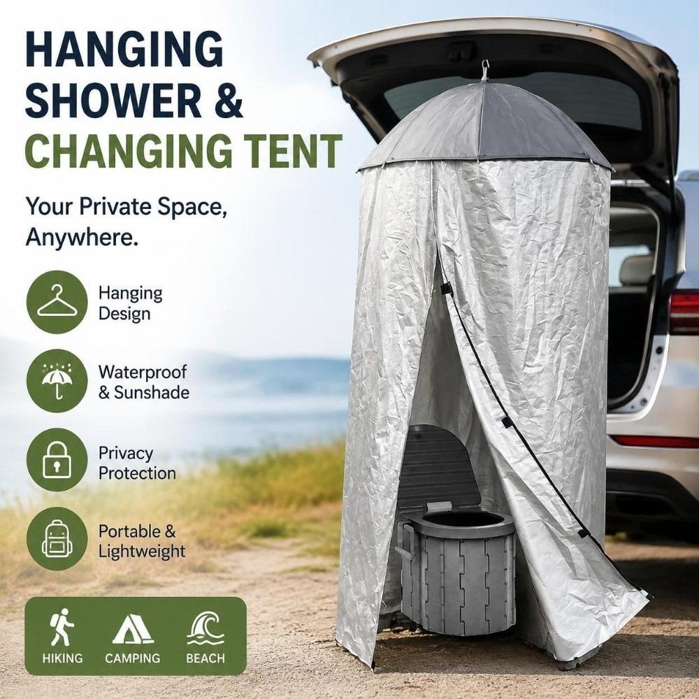 Portable Privacy Shelter Foldable Outdoor Canopy Pop Up Camping Shower Tent Camping