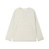 ELLE KIDS Girls' Striped Henley Long-Sleeve T-Shirt