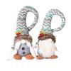Christmas Curved Hat Faceless Doll Curtain Buckle Couple Doll Curtain Hug Living Room Bedroom Decoration Props