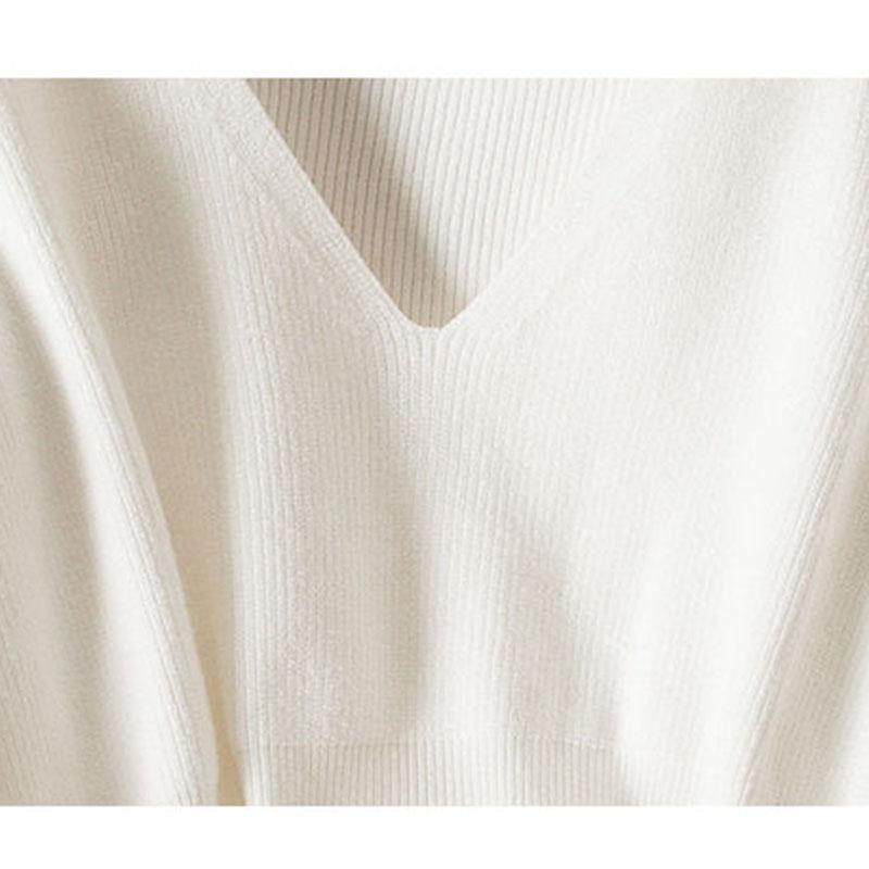 Blue Knit Vest Drawstring Waistband Design Ruffle Hem Sweet Women Pullover Sweater Simple Casual Sleeveless Coat Commuting Fall