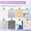 10 Packs Reusable Adhesive Hooks,Transparent Heavy Duty Wall Hooks With No Scratch, Waterproof And Oilproof For Bathroom, Bedroo