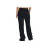 Under Armour Solid Color Elastic Waist Straight Leg Casual Pants Women bottoms Black 1381847-001