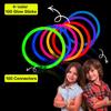Glow Sticks 100pcs 8" with Connectors - Glow Bracelets, Necklaces for Kids, Adults Party, Festival, Halloween, Wedding, Christmas