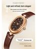 OFNS Women's Vintage Oval Waterproof Quartz Watch - French Minimalist Fashion Hot Seller