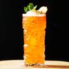 1PC Crystal Glass Large Bar Tiki Cup Tiki Cup Hawaii Cocktail Cup Ghost Face Cup High Beauty Creation Water Cup